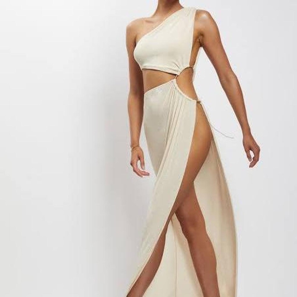 Meshki Cream Paige Dress